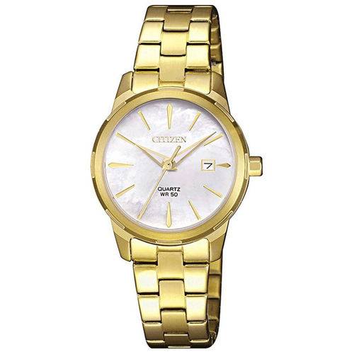 Relógio Citizen Dourado Aço Feminino Eu6072-56d / Tz28495h