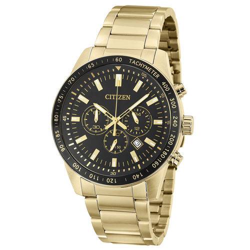 Relógio Masculino Citizen TZ31114U 43mm Aço Dourado