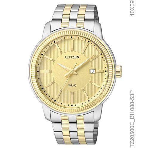 Relógio Citizen Eco-Drive Caixa de 40 MM Pulseira em Aço