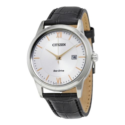 Relógio Citizen Eco Drive Clássico Couro AW1236-03A