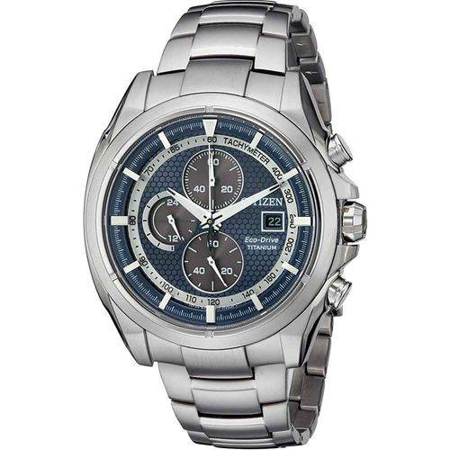 Relógio CITIZEN Eco Drive Cronógrafo CA0550-52L / TZ20377F *Super Titanium*Safira