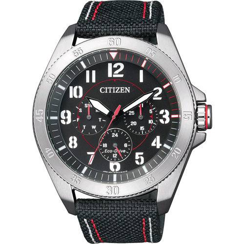 Relógio Citizen Eco-Drive Multifunção Bu2030-17e/Tz30875t Preto/Vermelho