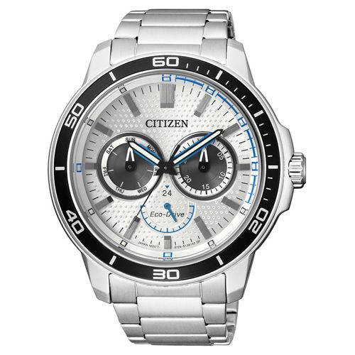 Relógio Citizen Eco-Drive Multifunção Bu2040-56a/Tz30587q Branco