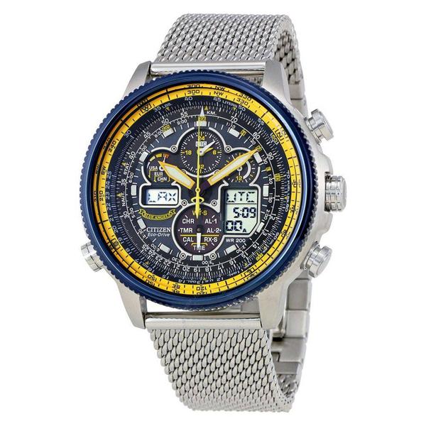 Relógio Citizen Eco-drive Navihawk Blue Angels Jy8031-56l