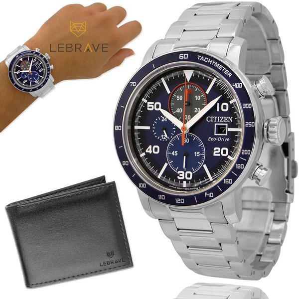 Relógio Citizen Eco Drive Prata Automático TZ31187F Garantia 2 Anos + Carteira Lebrave Brinde