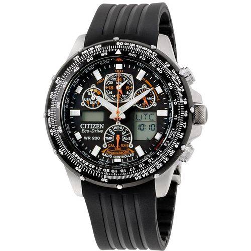 Relógio Citizen Eco Drive Skyhawk Rádio Controlled Tz10039j - Jy0001-00e