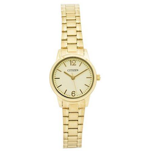 Relógio Citizen Feminino Dourado 50 Metros Tz28440z