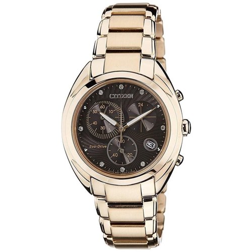 Relógio Citizen Feminino Ref: Tz28324p Ecodrive Solar Rosé