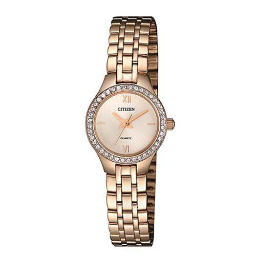 Relógio Citizen Feminino Ref: Tz28539o Social Mini Rosé