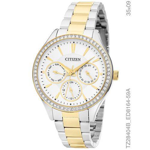 Relógio Citizen Ladies TZ28404B Prata e Dourado