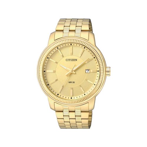 Relogio Citizen Masculino Dourado com Calendário Tz20500g