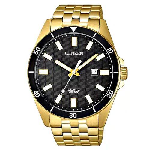 Relógio Citizen Masculino Dourado com Fundo Preto - TZ31114U