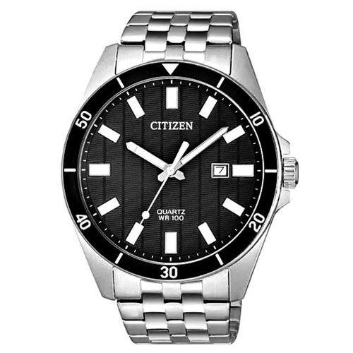 Relógio Citizen Masculino Prata com Fundo Preto - TZ31114T