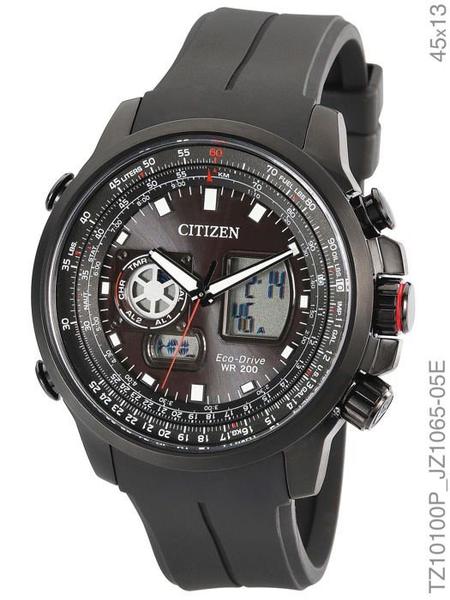 Relógio Citizen Masculino Tz10100p Eco-drive Preto