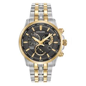 Relógio Citizen Perpetual Bl8144-54H Caliber 8700 Cristal de Safira Resistente Metros