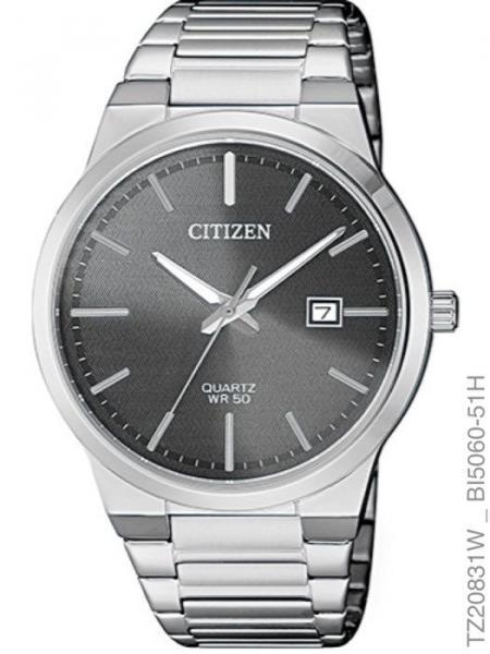 Relógio Citizen Prata Cinza Masculino Bi5060-51h / Tz20831w