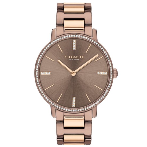 Relógio Coach Feminino Aço Rosé e Café - 14503502 by Vivara