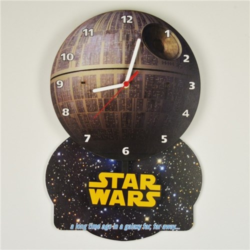 Relógio com Base e Pêndulo Star Wars