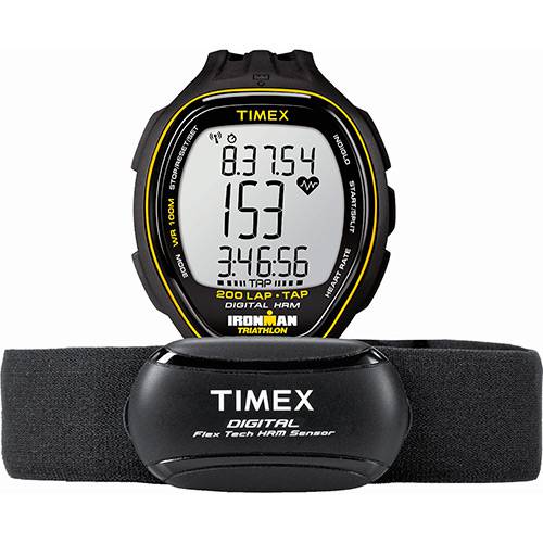 Relógio com Monitor Cardíaco Target Trainer T5K726RA/TI Timex Preto