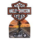 Relógio com Pêndulo Harley Davidson