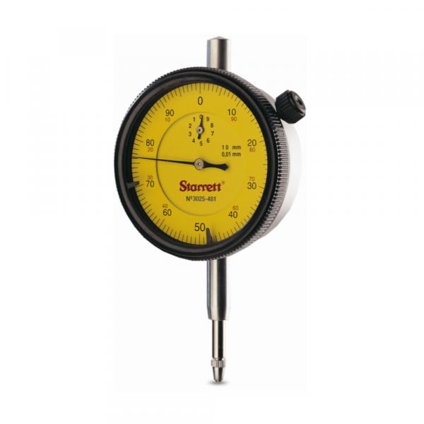 Relógio Comparador 10mm Starrett 3025-481 (0,01mm)