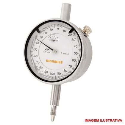 Relógio Comparador Capacidade 0-1 / Grad. 0,001mm - Digimess Certificado de Calibração