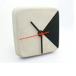 Relógio Concreto - Wall Clock - Preto