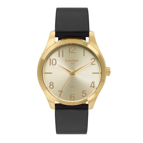 Relógio Condor Aço Masculino Dourado CO2035MQD/2X