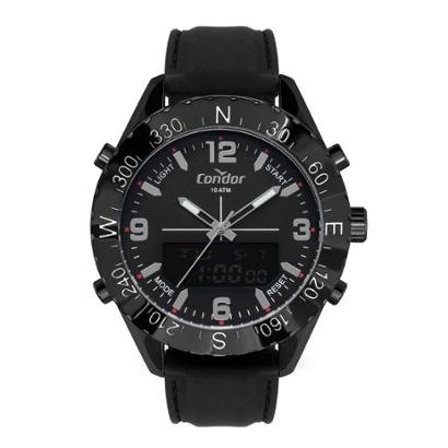 Relógio Condor Anadigi Silicone 50mm Masculino