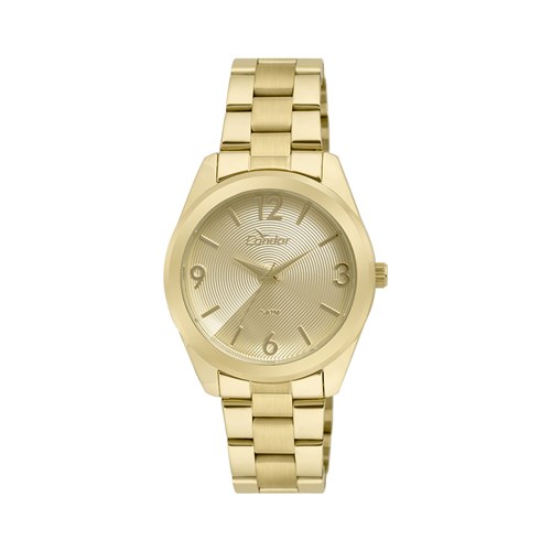 Relógio Condor Bracelete Feminino Dourado Analógico Co2035kse/4D