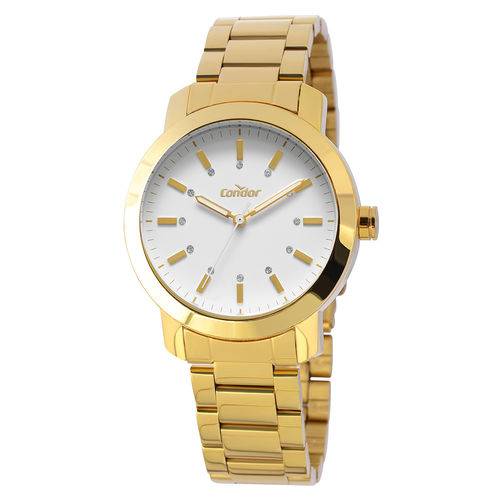 Relógio Condor Bracelete Feminino Dourado Coal2035lh/k4b