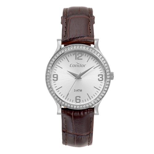 Relógio Condor Bracelete Feminino Prata Co2039bk/2k