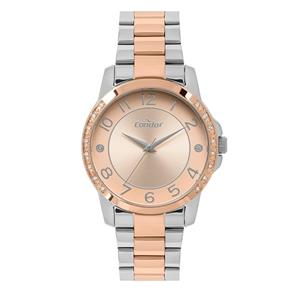 Relógio Condor Feminino Bracelete Bicolor