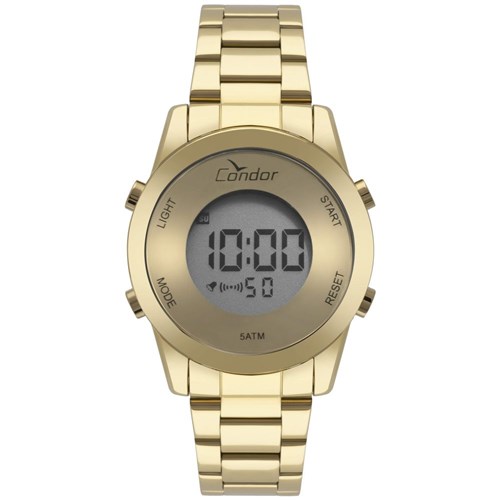 Relógio Condor Feminino Bracelete Digital Dourado Cobj3279aa4d