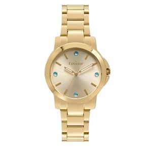 Relógio Condor Feminino Bracelete Dourado CO2035EYF/K4D