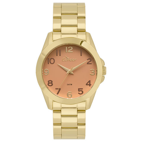 Relógio Condor Feminino Bracelete Dourado - Co2035kwx/k4l