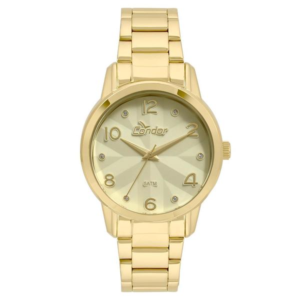 Relógio Condor Feminino Bracelete Dourado - Co2039aw/k4d