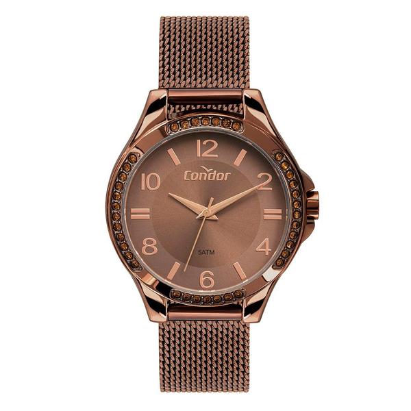 Relógio Condor Feminino Bracelete Marrom CO2035MTM/4M