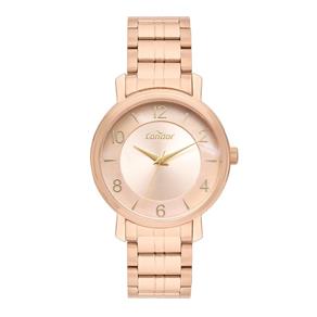 Relógio Condor Feminino Bracelete Rosé