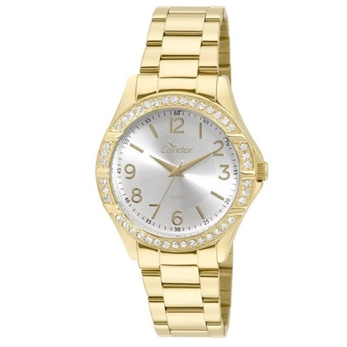 Relógio Condor Feminino Braceletes Dourado Co2035kus/4K