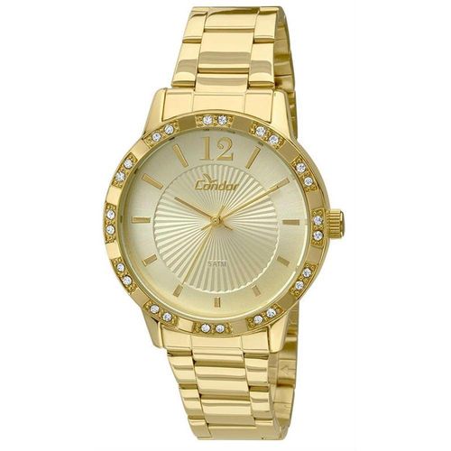 Relógio Condor Feminino CO2035KMN/4D Dourado Fashion