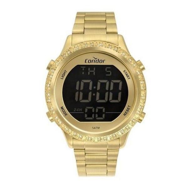 Relogio Condor Feminino Digital Dourado Cobj3463ahu002F4d