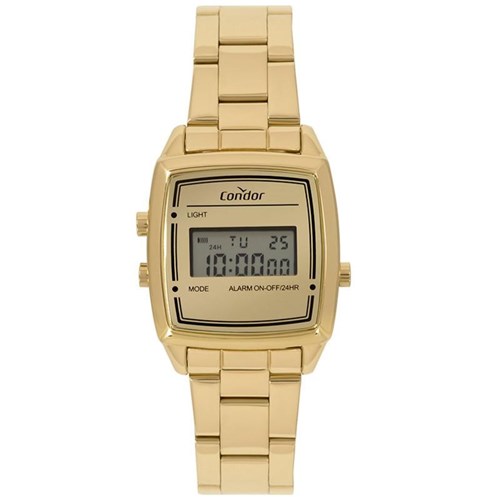 Relógio Condor Feminino Digital Dourado - Cojh512ac-4D