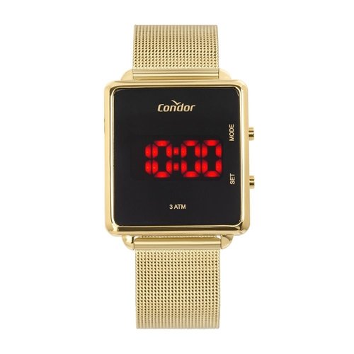 Relógio Condor Feminino Digital Led COJHS31BAA/4X Dourado