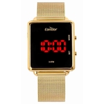 Relógio Condor Feminino Digital Led COJHS31BAA/4X Dourado