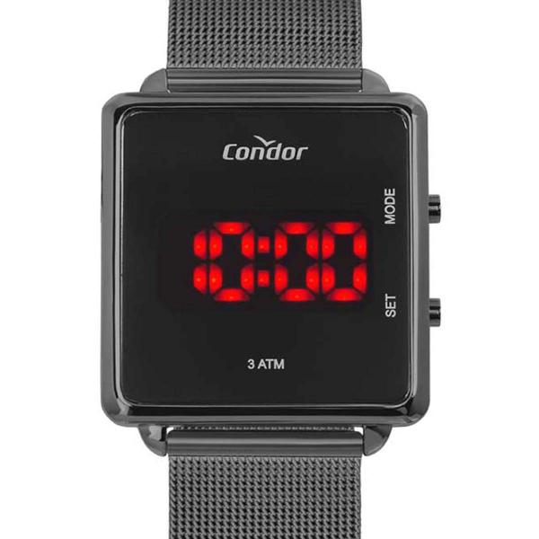 Relógio Condor Feminino Digital Led COJHS31BAC/4C Preto