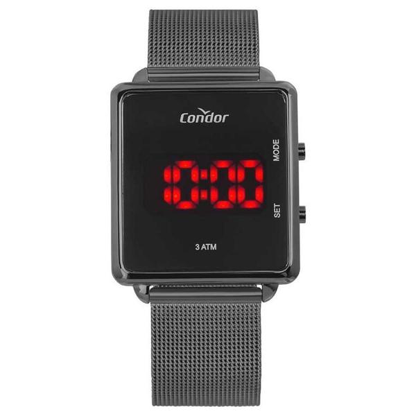 Relógio Condor Feminino Digital Led COJHS31BAC/4C Preto