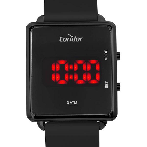 Relógio Condor Feminino Digital Led COJHS31BAE/2P Preto