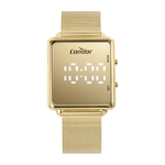 Relógio Condor Feminino Digital LED Dourado COBJ3382AA/4D