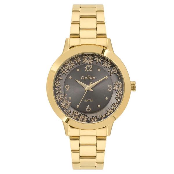 Relógio Condor Feminino Disco Dourado CO2039BF/4F